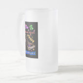 Zij Is Mooi Sterk Onstuitbaar Matglas Bierpul (Voorkant links)
