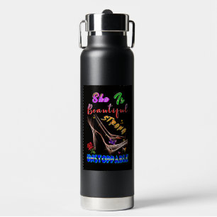 Zij Is Mooi Sterk Onstuitbaar Waterfles