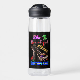 Zij Is Mooi Sterk Onstuitbaar Waterfles