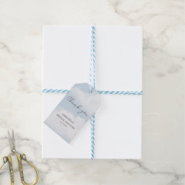 Zij is op Cloud 9 Watercolor Bruiloftsfeestje Cadeaulabel