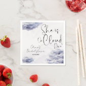 Zij is op haar trouw bruidsfeestje  servet (Insitu)