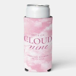 Zij is op roze wolk negen bruidsfeest seltzer blikjeskoeler