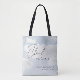 Zij Is Op Wolk 9 Bruidsfeest Artikelen Tote Bag