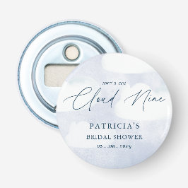 Zij is op wolk negen Bruidsfeest Button Flesopener