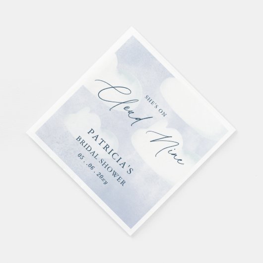 Zij is op wolk negen Bruidsfeest Servet (Hoek)