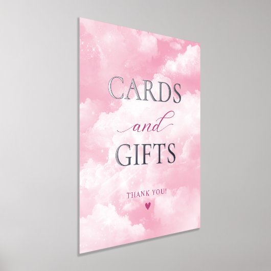 Zij is op wolk negen Kaarten & Cadeaus Folie Afdrukken (Laagn)