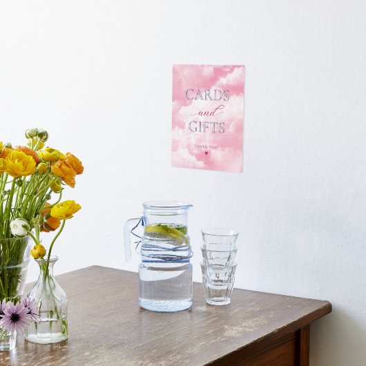 Zij is op wolk negen Kaarten & Cadeaus Folie Afdrukken (Laag (Keuken))