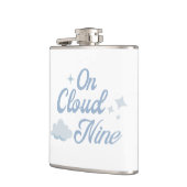 Zij Is Op Wolken 9 Bruidsfeest Favoren Heupfles (Links)