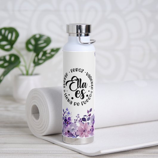 Zij is Spaans Waterfles (Yoga)