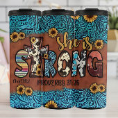 Zij is sterk (Spreuken 31:25) Thermosbeker