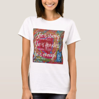 Zij is Sterke Manuscript T-Shirt