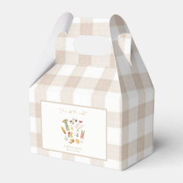 Zij is uit de markt bloem bruidsfeest bedankdoosjes