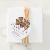 Zij Is Van De Markt Bloemenwinkel Bedankt Bedankjes Labels (In situ)