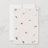 Zij is van de markt bloemige bruids douche bedankkaart (Achterkant)