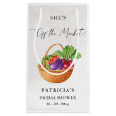 Zij is van de markt Landbouwersmarkt Bruidsmeisjes Klein Cadeauzakje (Voorkant)