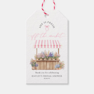 Zij Is Vers Gewist Van De Markt Roze Bruidsdouche Cadeaulabel