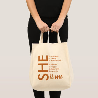 Zij Is Zelfverzekerd Sterk Fenomenaal Zij Is Ik Tote Bag