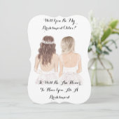 ZIJ JIJ MIJN BRUIDSJUWELEN KAART (Staand voorkant)