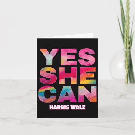 Zij Kan Harris Wheimer 2024 Kaart (Voorkant)