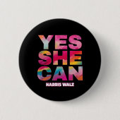 Zij kan Harris Wheimer 2024 Ronde Button 5,7 Cm (Voorkant)