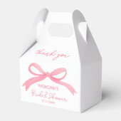 Zij Knoop De Knoop Roze Bruidsdouche Bedankdoosjes (Voorkant Zijde)