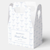 Zij Knoopt De Knoop Blauwe Bruidsfeest Favorieten Bedankdoosjes (Geopend)