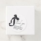 Zij Knoopt de Knoop Bruidsmeisjesfeestje Favorietj Bedankjes Labels (In situ)