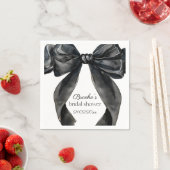 Zij knoopt de knoop zwarte strik Bruidsfeest frans Servet (Insitu)