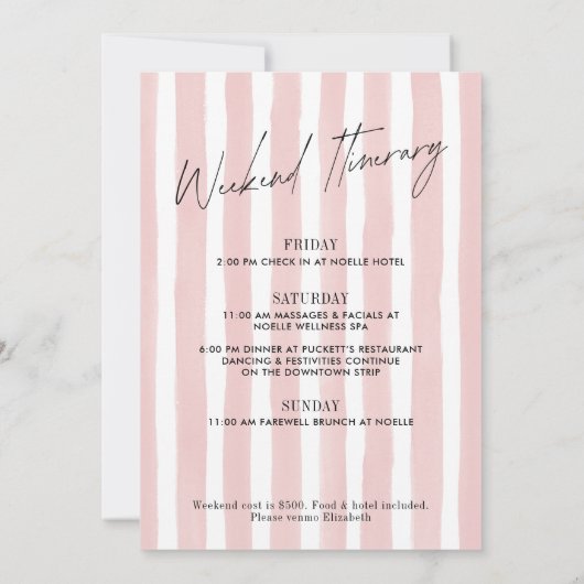 Zij Krijgt de Knoop Door de Neus Zwart Lint Afsche Kaart (Achterkant)