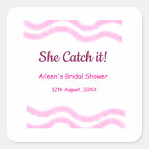 Zij krijgt het roze spiraal waterverf lijnen bruid