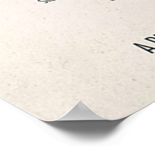 Zij leven poster (Hoek)