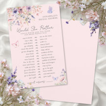 Zij Liever Vlinder Wilde Bloemen Bruiloft Spel