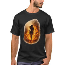 Zij loopt door vuur T-shirt