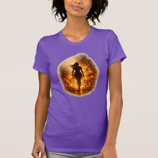 Zij loopt door vuur T-shirt
