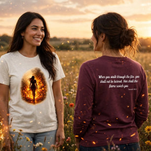 Zij loopt door vuur T-shirt
