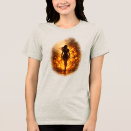 Zij loopt door vuur T-shirt