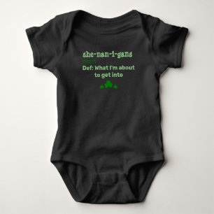 zij-nan-i-gan Saint Patrick's Romper