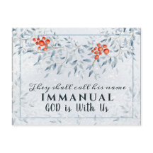 Zij noemen zijn naam Immanuel, met Kerstmis