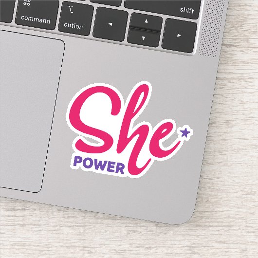 Zij Power Vinyl Sticker (Detail)
