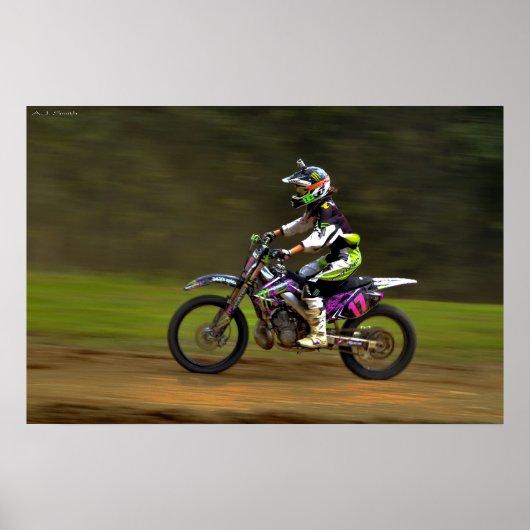 Zij Racet Poster (Voorkant)