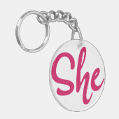 Zij Sleutelhanger (Voorkant Links)