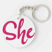 Zij Sleutelhanger (Achterkant)