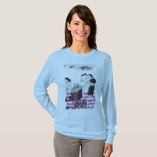 Zij T-shirt (Voorkant volledig)