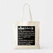 Zij Tote Bag (Voorkant)
