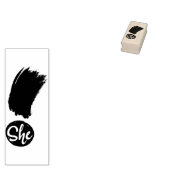 Zij Uitroepstempel Rubberstempel (Gestempeld)