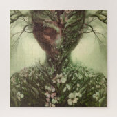 Zij van de Forest Puzzle Legpuzzel (Verticaal)