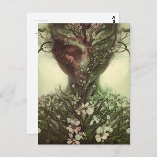 Zij van het bos briefkaart (Voorkant / Achterkant)