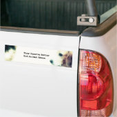 Zij verdienen beter bumpersticker (Op Truck)