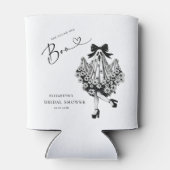 Zij Vond Haar Boo Geest Bloemige Bruidsmeisjesfees Blikjeskoeler (Achterkant)