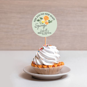 Zij vond haar bruidsfeest groen voor de hoofdgeleg ronde sticker